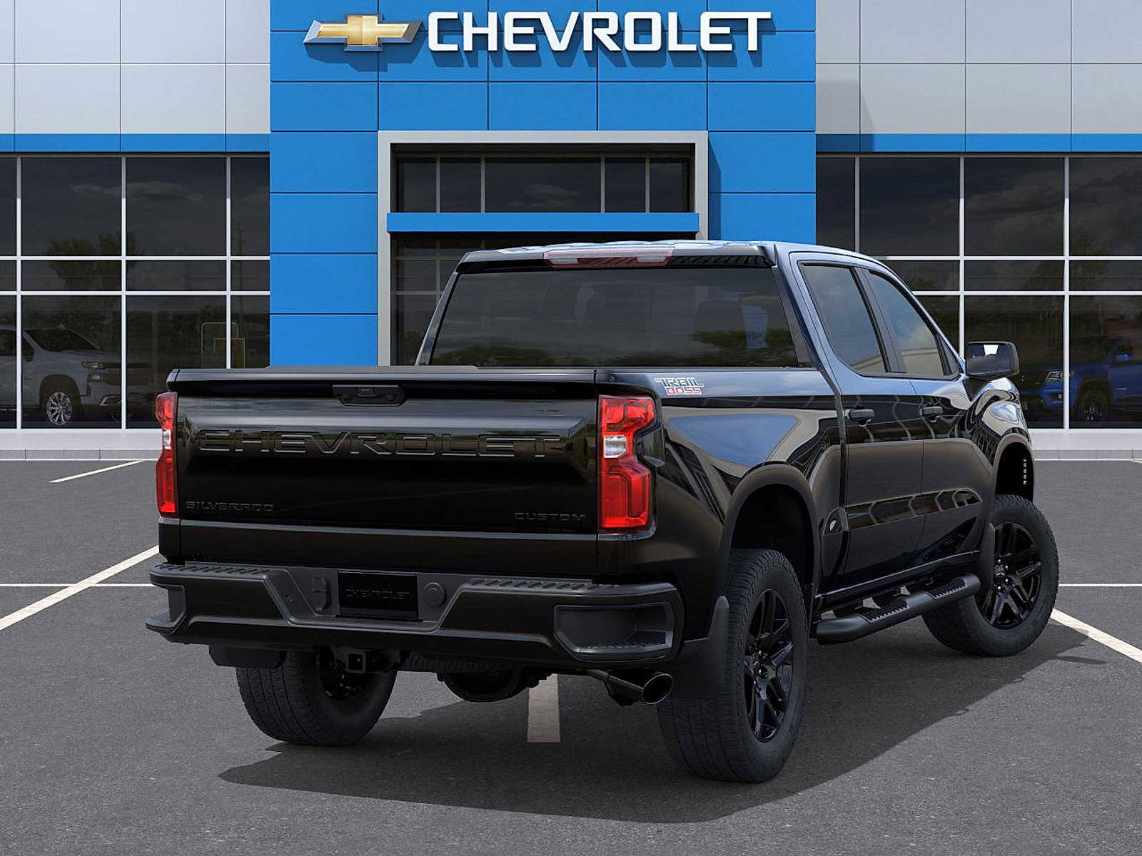 New 2026 Chevrolet Silverado 1500 Custom Trail Boss w/ Turbomax Blackout Package image 4