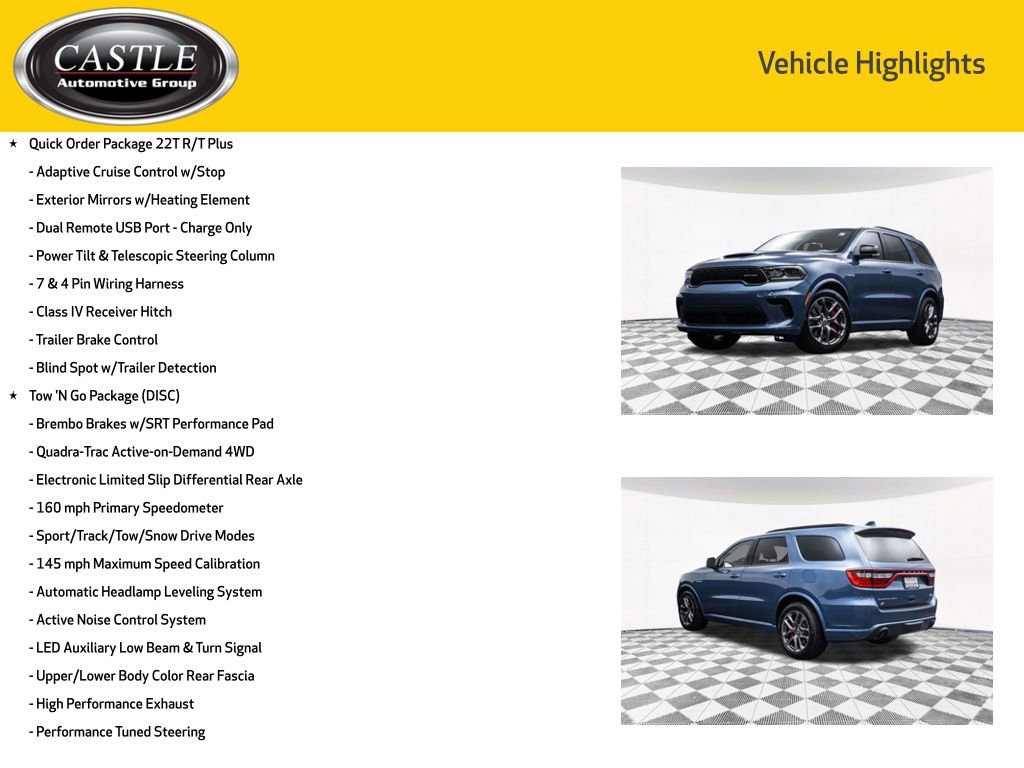 Used 2024 Dodge Durango R/T w/ Tow 'N Go Package AWD/4WD image 7