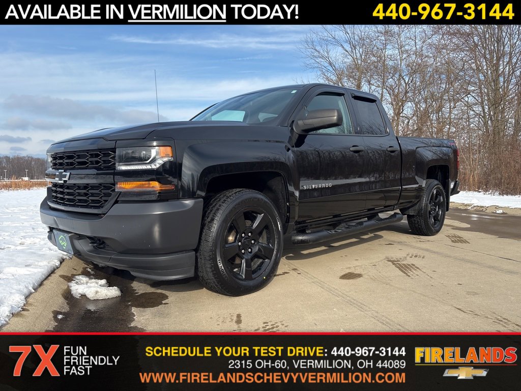 Used 2018 Chevrolet Silverado 1500 W/T w/ Black Out Edition