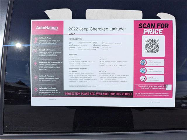 Used 2022 Jeep Cherokee Latitude Lux image 23