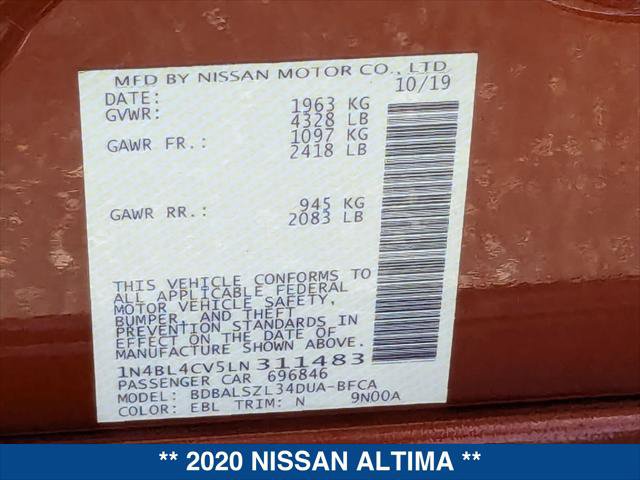 Used 2020 Nissan Altima 2.5 SR FWD image 24