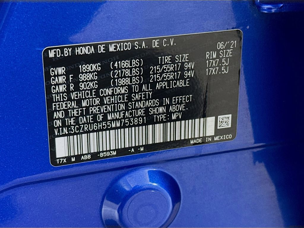 Used 2021 Honda HR-V EX image 31