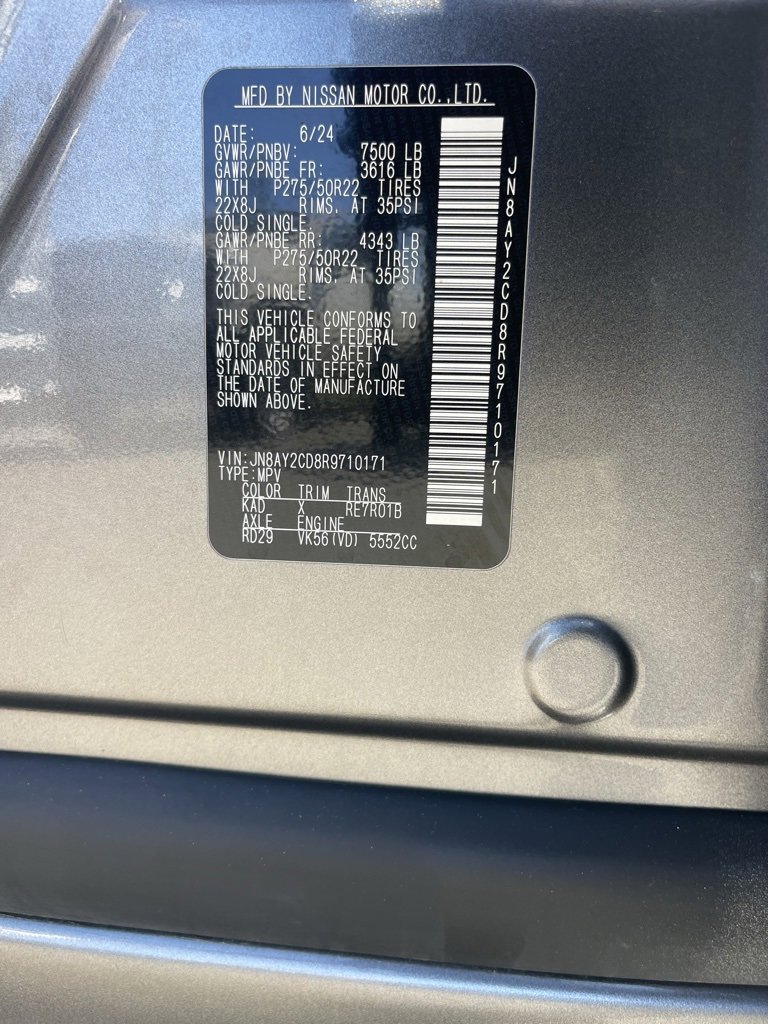 Used 2024 Nissan Armada Platinum image 39