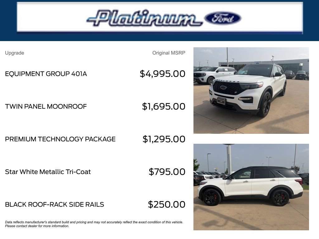 Used 2022 Ford Explorer ST w/ Equipment Group 401A AWD/4WD image 11
