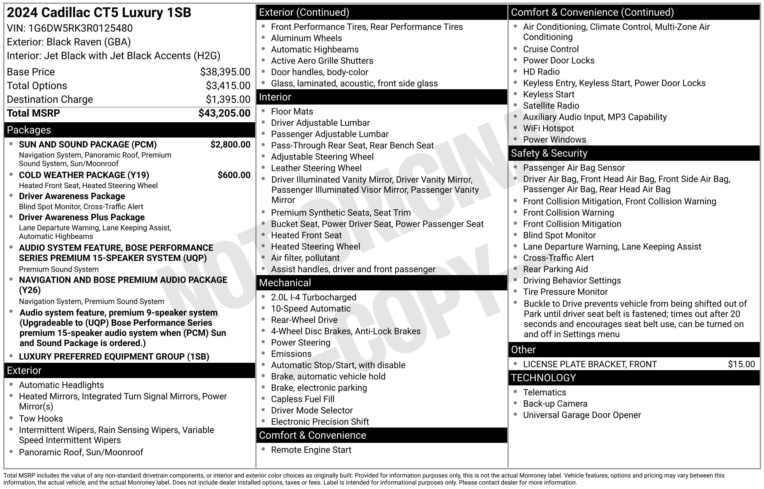 Used 2024 Cadillac CT5 Luxury w/ Sun And Sound Package image 27