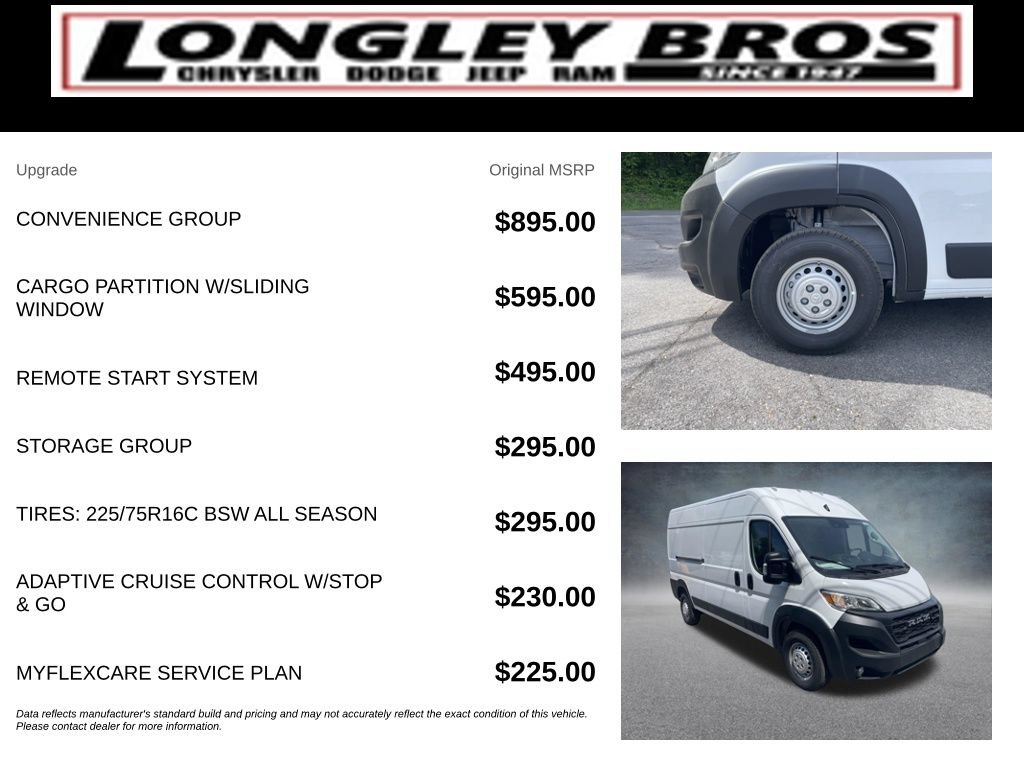New 2026 RAM ProMaster 2500 w/ Convenience Group FWD image 4