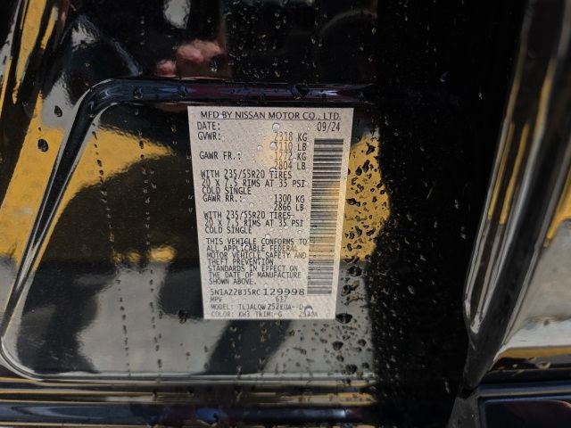 Used 2024 Nissan Murano SV w/ SV Midnight Edition Package image 28