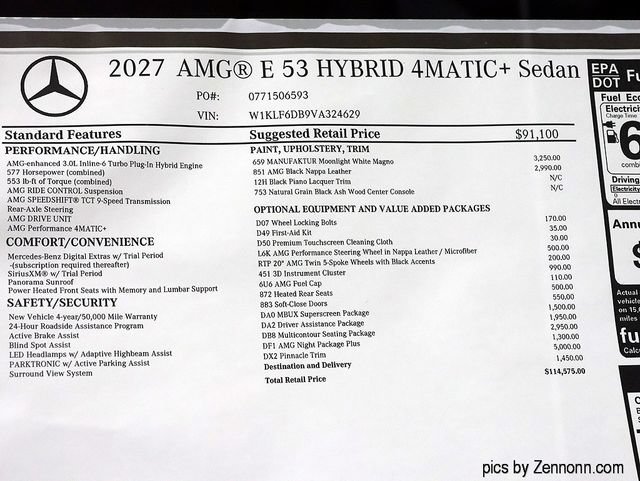 New 2027 Mercedes-Benz E 53 AMG e 4MATIC Sedan image 32