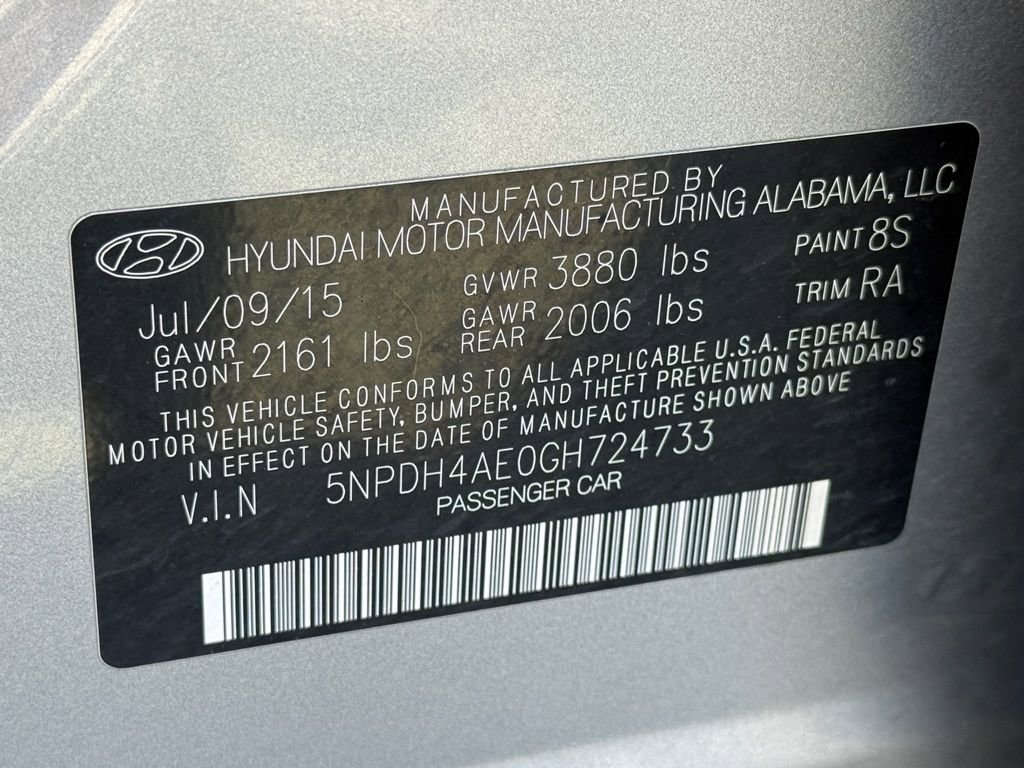 Used 2016 Hyundai Elantra SE image 27
