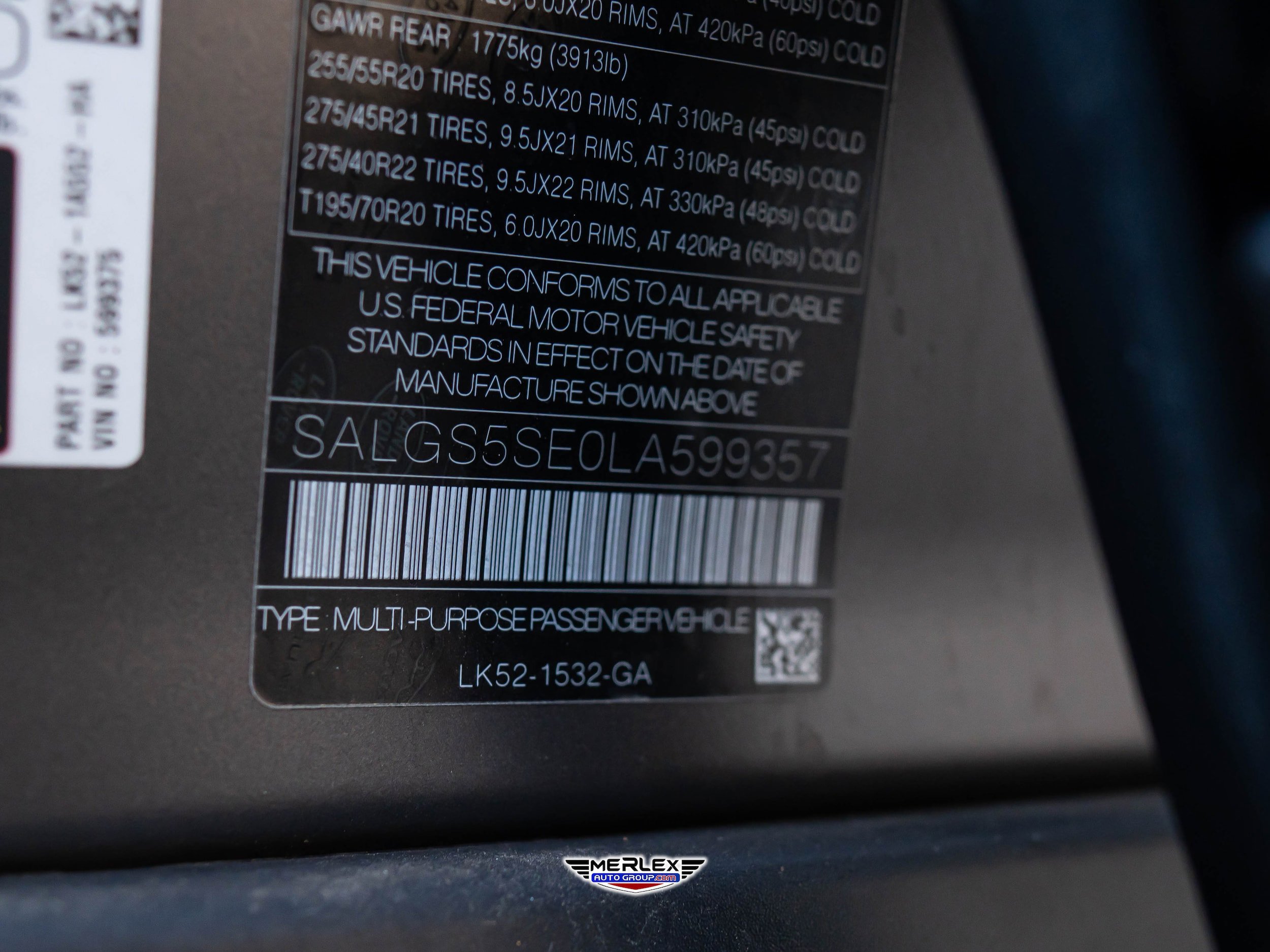 Used 2020 Land Rover Range Rover Long Wheelbase HSE AWD/4WD image 60