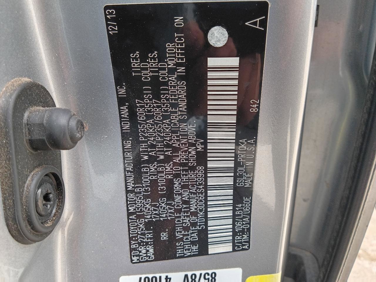 Used 2014 Toyota Sienna XLE w/ Entertainment Package image 23