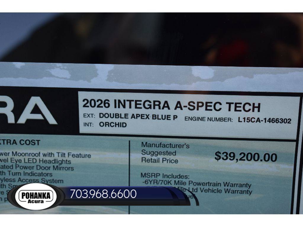 New 2026 Acura Integra A-Spec FWD image 36