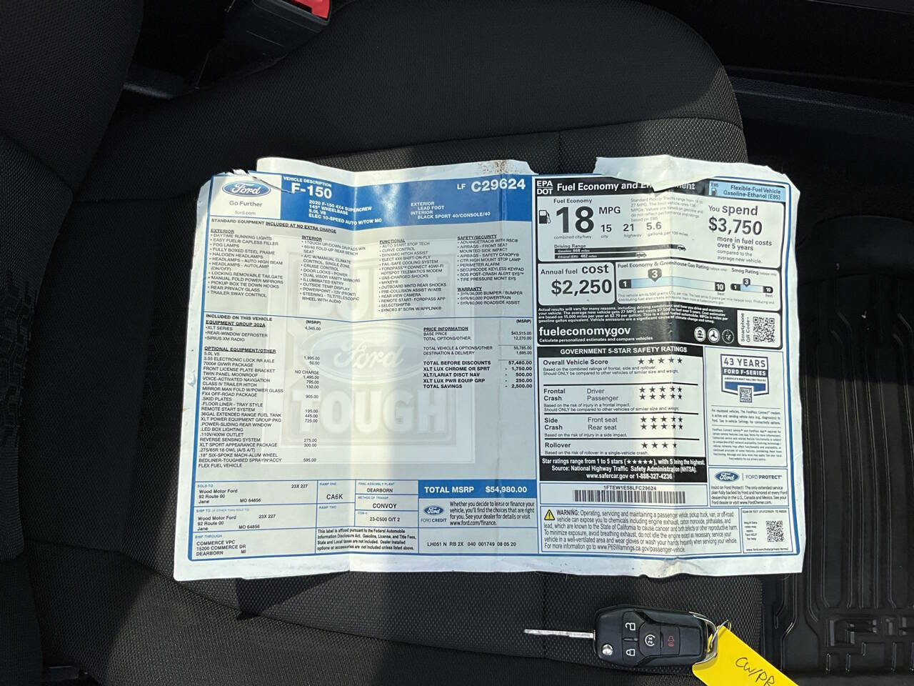 Used 2020 Ford F150 XLT w/ Equipment Group 302A Luxury image 47