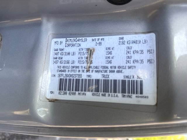 Used 1999 Dodge Dakota SLT RWD image 23