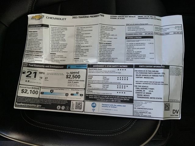 Certified 2023 Chevrolet Traverse Premier image 18