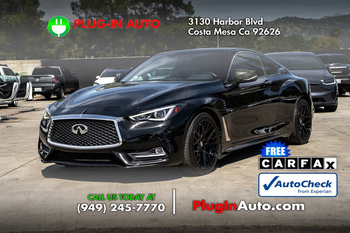 Used 2019 INFINITI Q60 3.0t Luxe RWD image 1