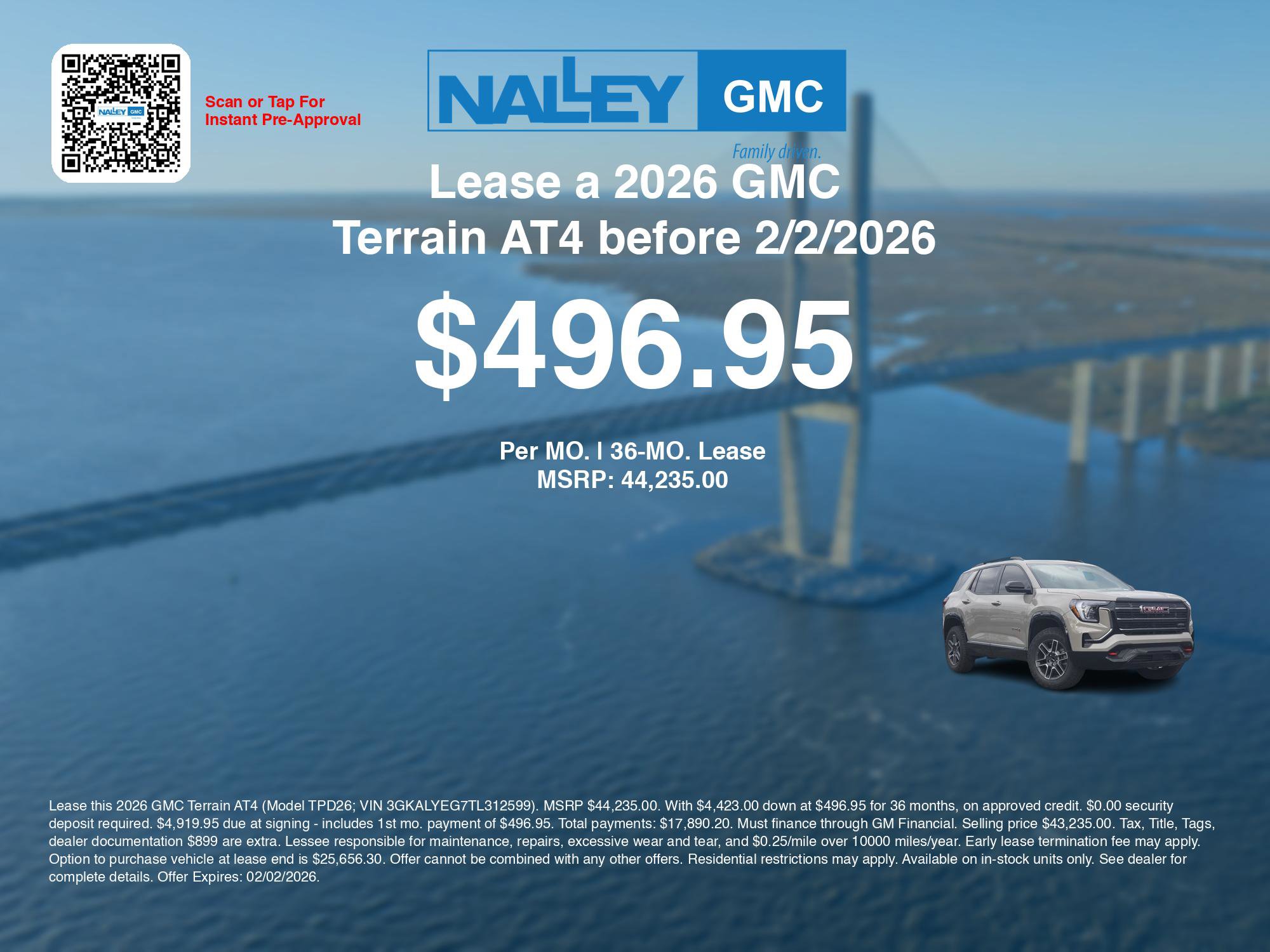 New 2026 GMC Terrain AT4 w/ Technology Package II image 3