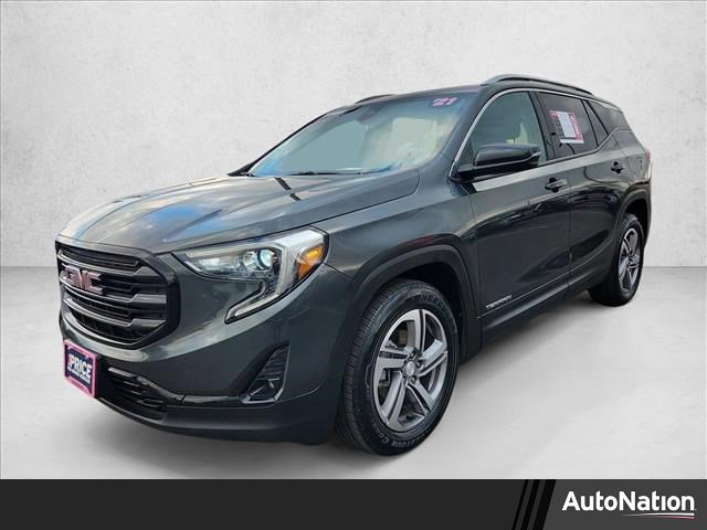 Used 2021 GMC Terrain SLT w/ LPO, Dark Accent Package image 1