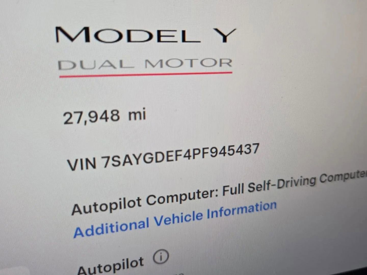 Used 2023 Tesla Model Y Performance AWD/4WD image 8