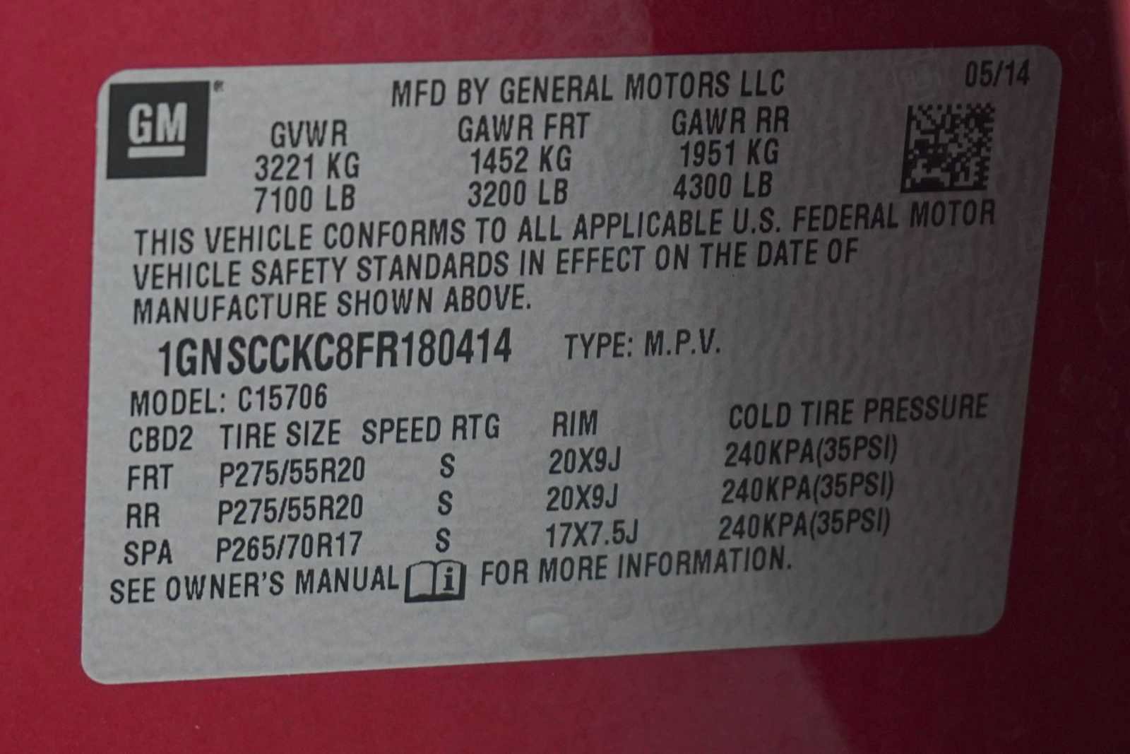 Used 2015 Chevrolet Tahoe LTZ w/ Max Trailering Package RWD image 30