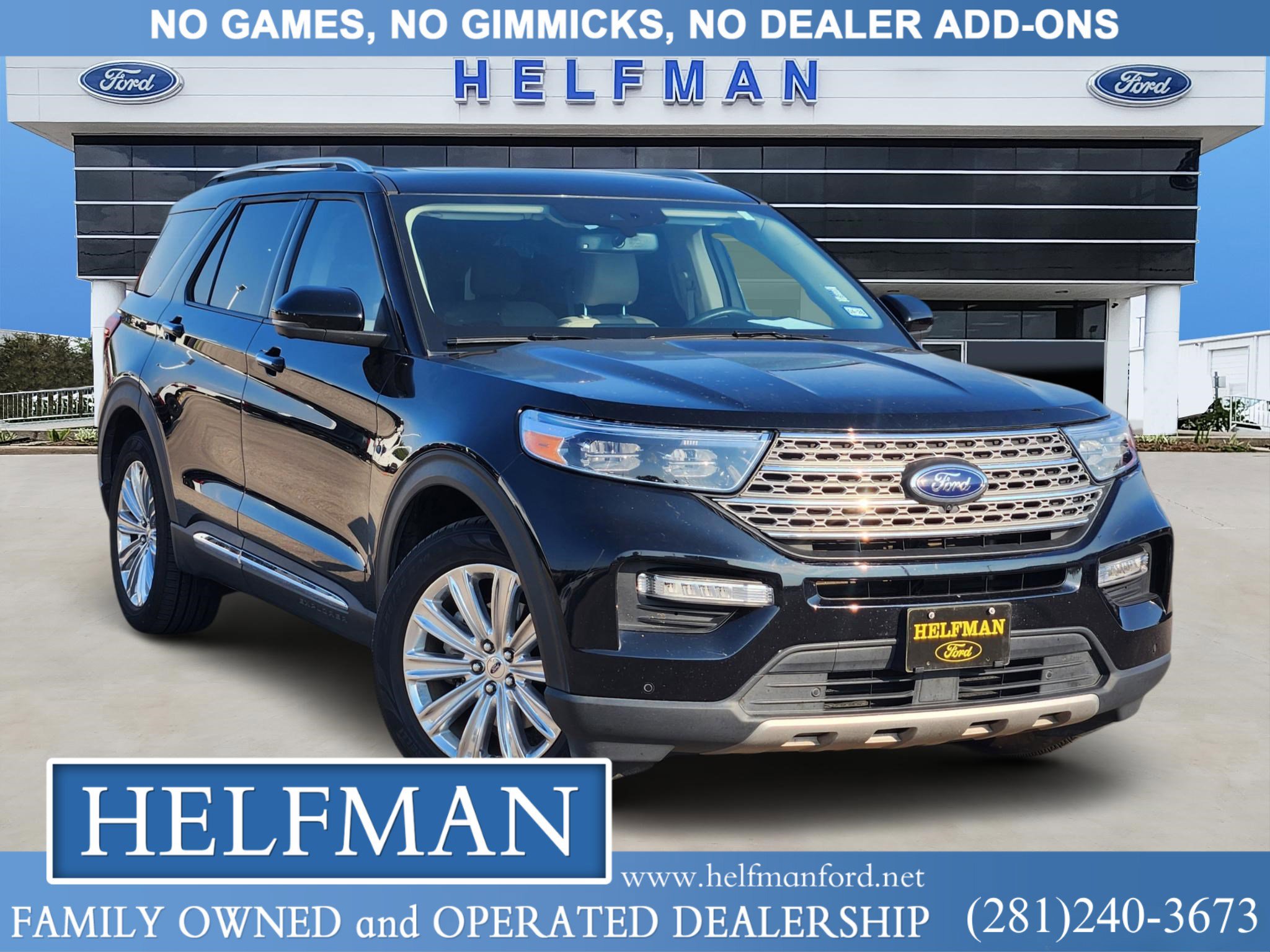 Certified 2022 Ford Explorer Limited w/ Equipment Group 301A