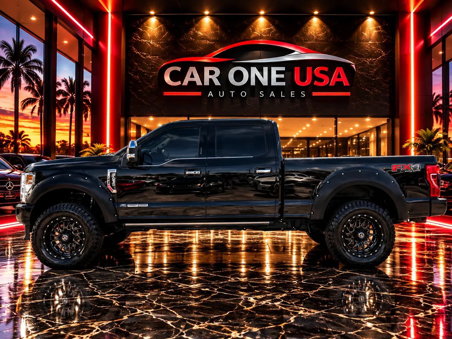 Used 2020 Ford F250 Platinum w/ FX4 Off-Road Package AWD/4WD image 6