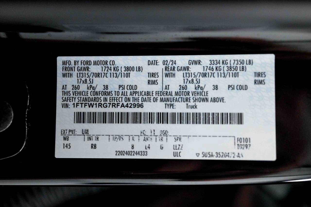 Used 2024 Ford F150 Raptor AWD/4WD image 89