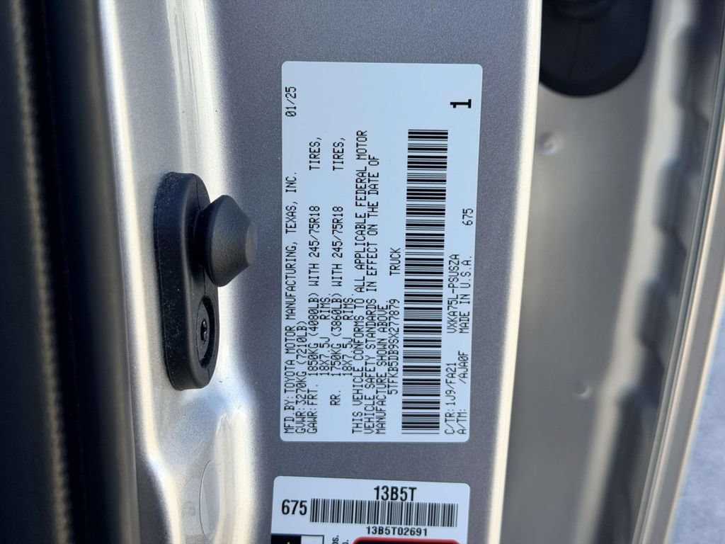 Certified 2025 Toyota Tundra SR w/ SR Tow Package AWD/4WD image 26