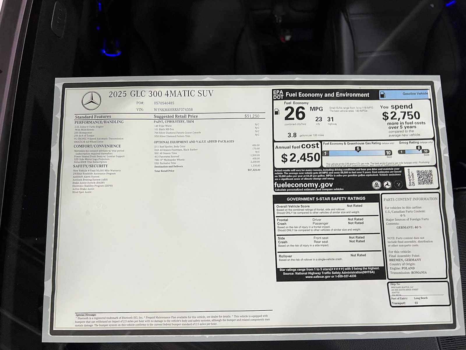 New 2025 Mercedes-Benz GLC 300 4MATIC image 35