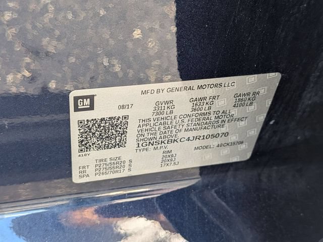 Used 2018 Chevrolet Tahoe LT w/ Luxury Package AWD/4WD image 35