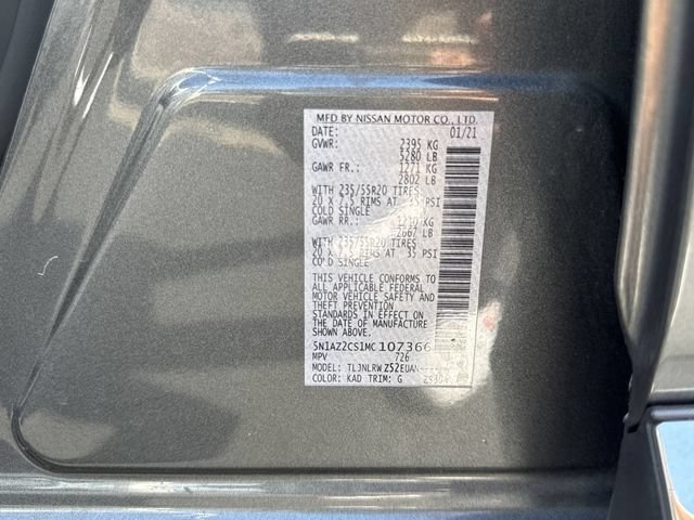 Used 2021 Nissan Murano SL AWD/4WD image 32