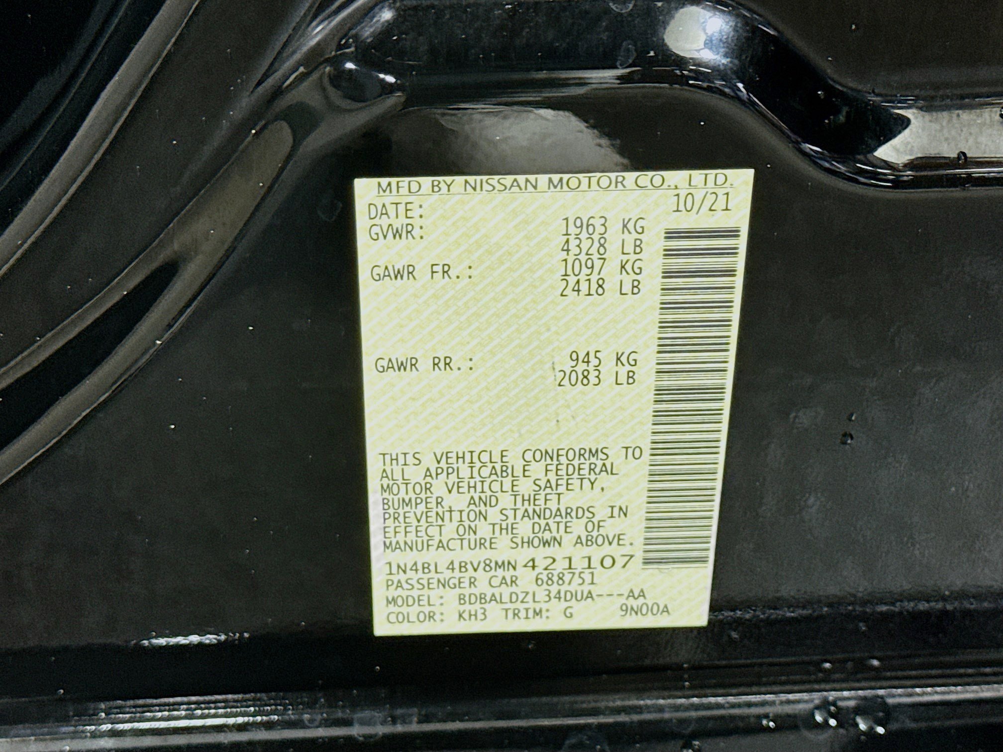 Used 2021 Nissan Altima 2.5 S image 40