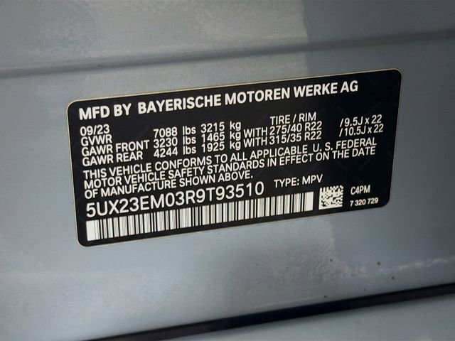Used 2024 BMW X7 xDrive40i w/ M Sport Package AWD/4WD image 36