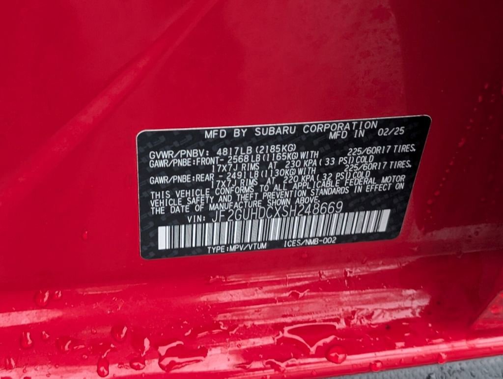 Certified 2025 Subaru Crosstrek 2.0i Premium image 19