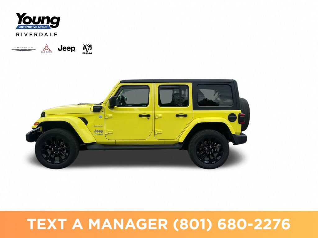 Used 2022 Jeep Wrangler Unlimited Sahara w/ Cold Weather Group AWD/4WD image 2