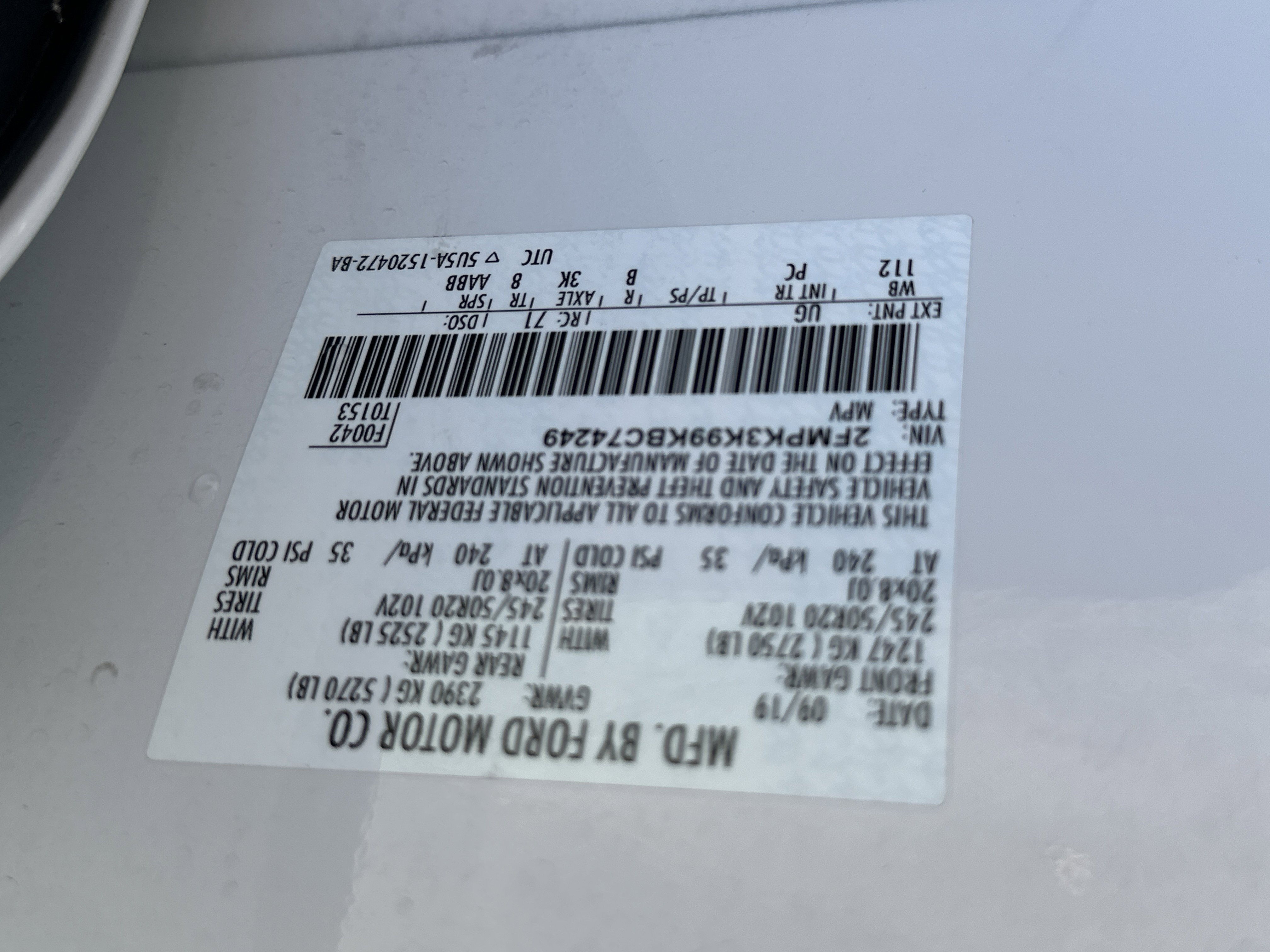 Used 2019 Ford Edge Titanium w/ Equipment Group 301A image 36