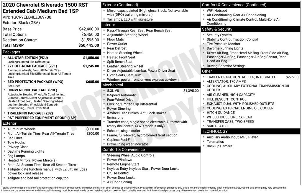 Used 2020 Chevrolet Silverado 1500 RST w/ All-Star Edition image 28