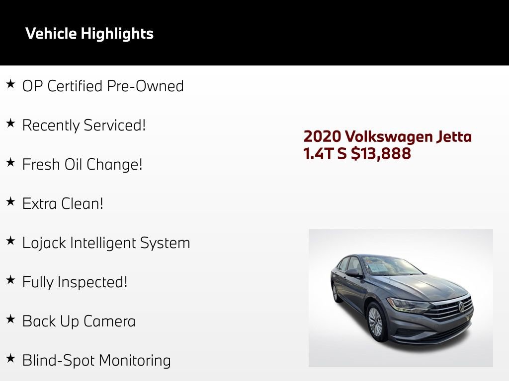 Used 2020 Volkswagen Jetta S w/ Driver Assistance Package FWD image 2