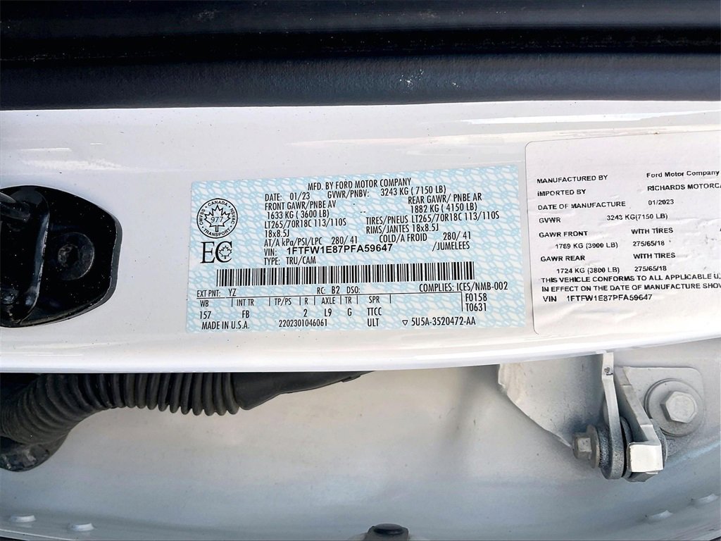 Used 2023 Ford F150 XLT w/ Equipment Group 301A Mid image 32