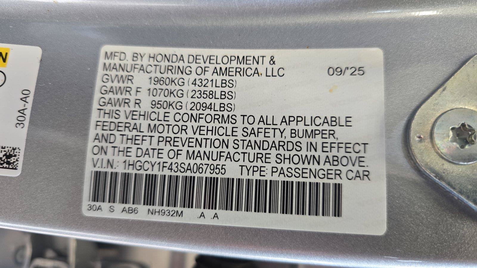Used 2025 Honda Accord SE image 28