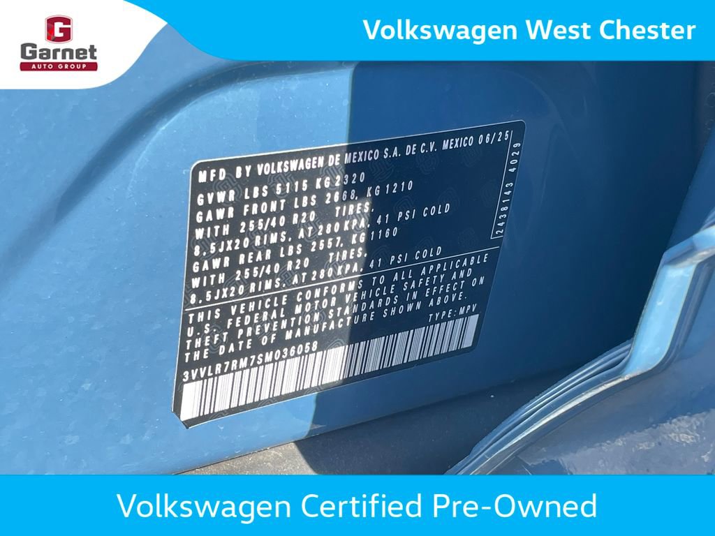 Certified 2025 Volkswagen Tiguan SEL R-Line AWD/4WD image 27