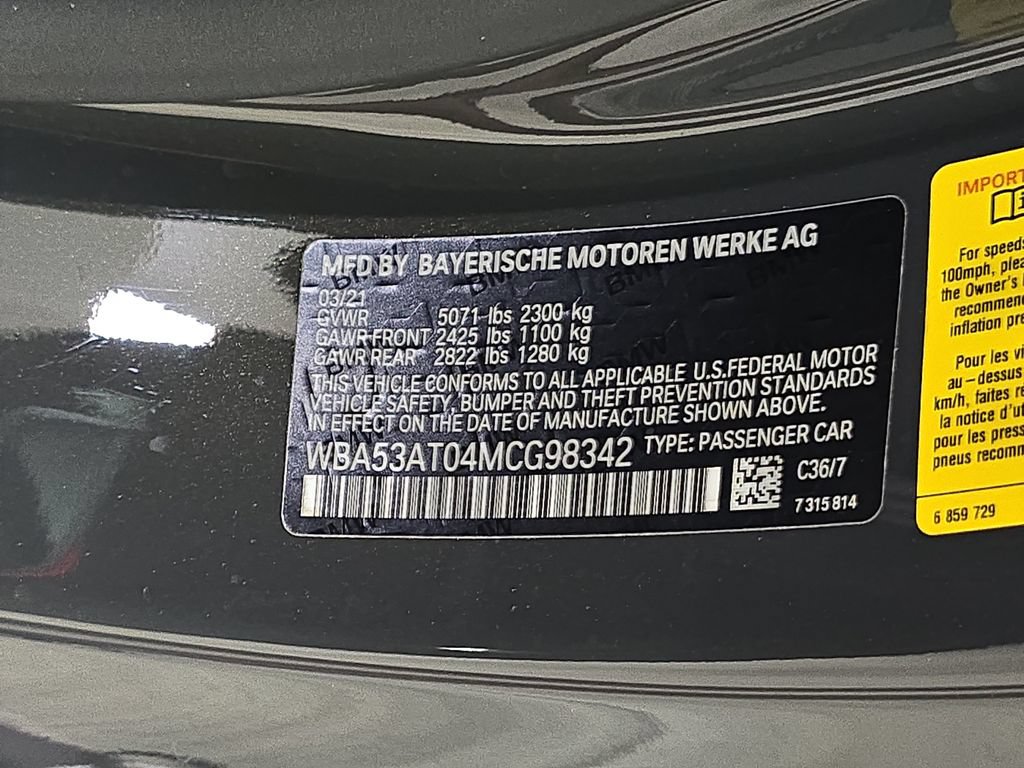 Used 2021 BMW M440i Convertible w/ Premium Package RWD image 31