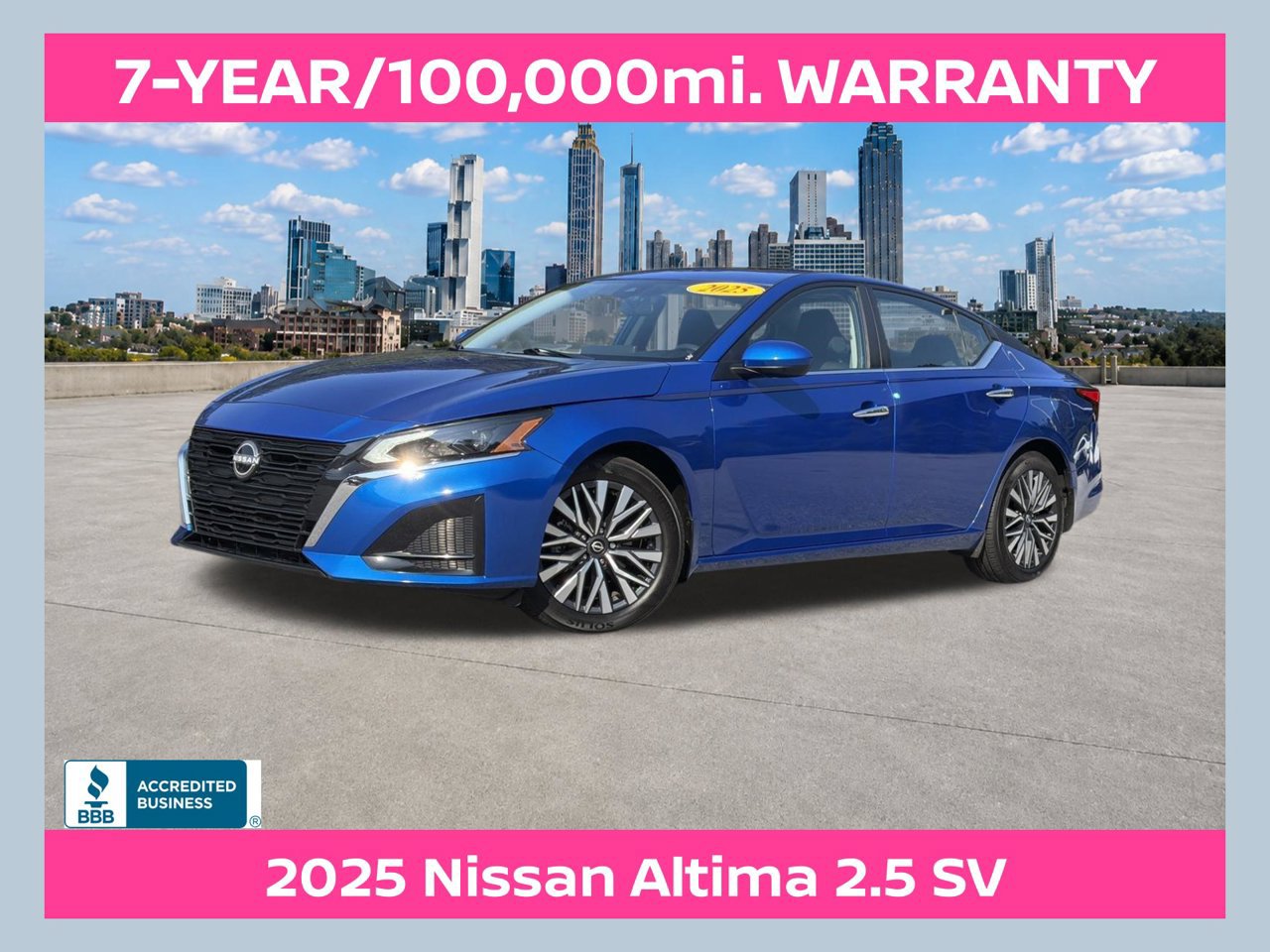 Certified 2025 Nissan Altima 2.5 SV w/ SV Premium Package FWD 360° Tour