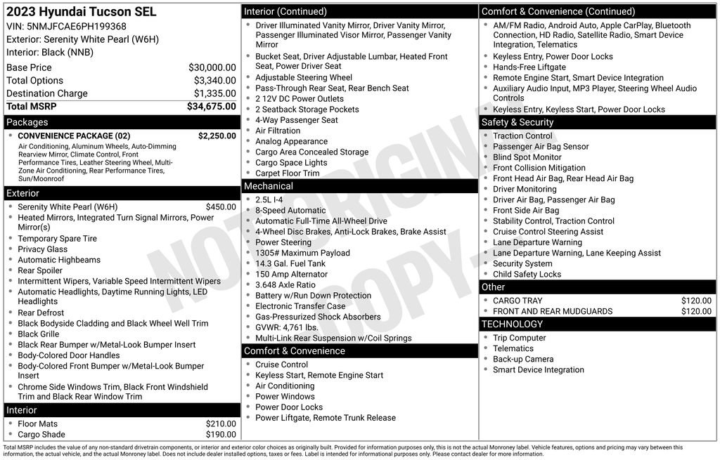 Used 2023 Hyundai Tucson SEL w/ Convenience Package image 35