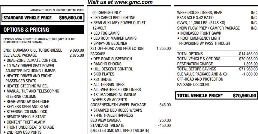 Certified 2023 GMC Sierra 2500 SLE w/ SLE Value Package; AWD/4WD image 2