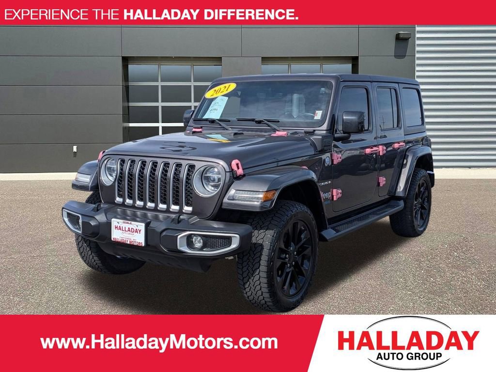 Used 2021 Jeep Wrangler Unlimited Sahara w/ Cold Weather Group image 1