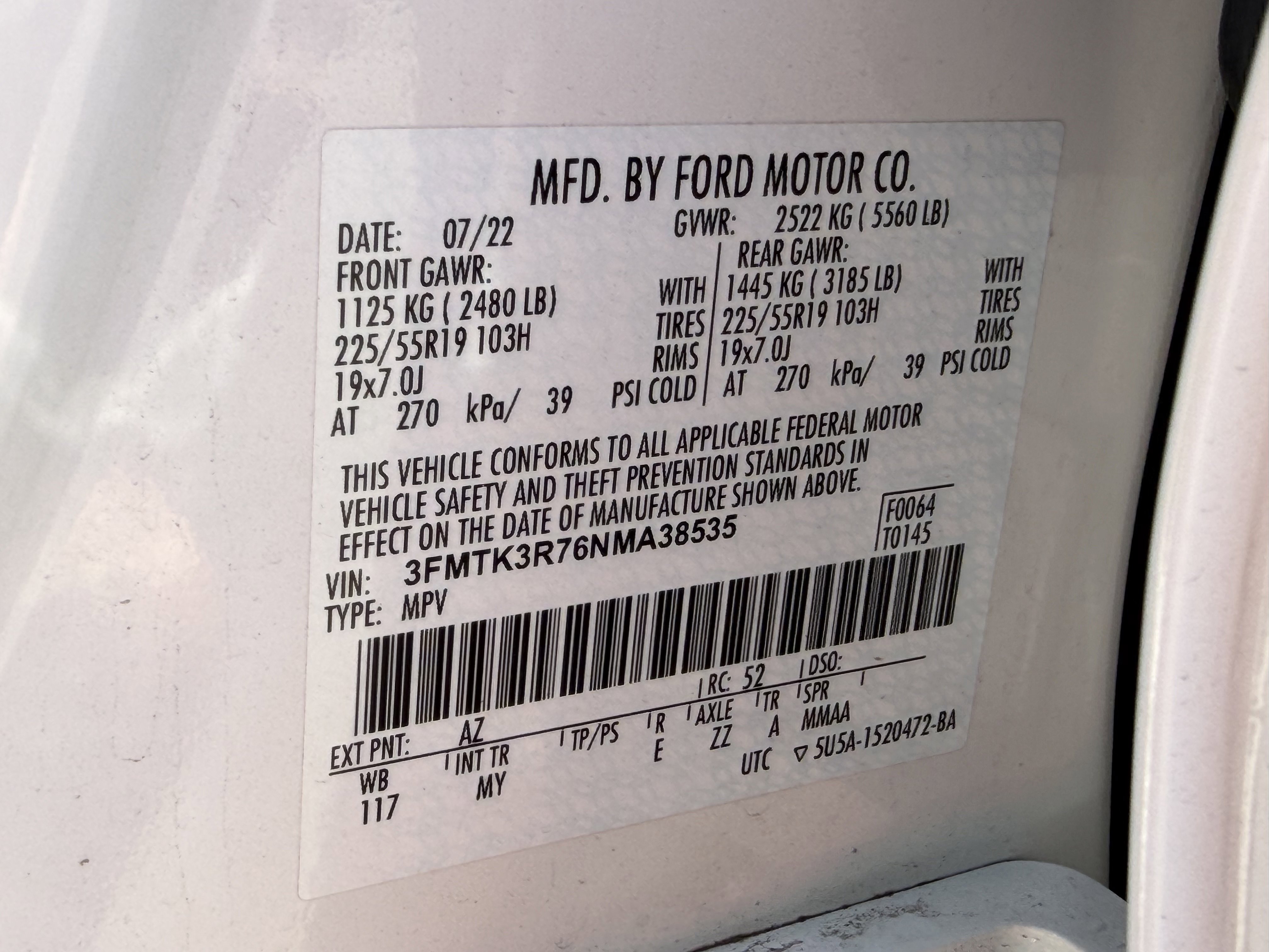 Certified 2022 Ford Mustang Mach-E Premium RWD image 33