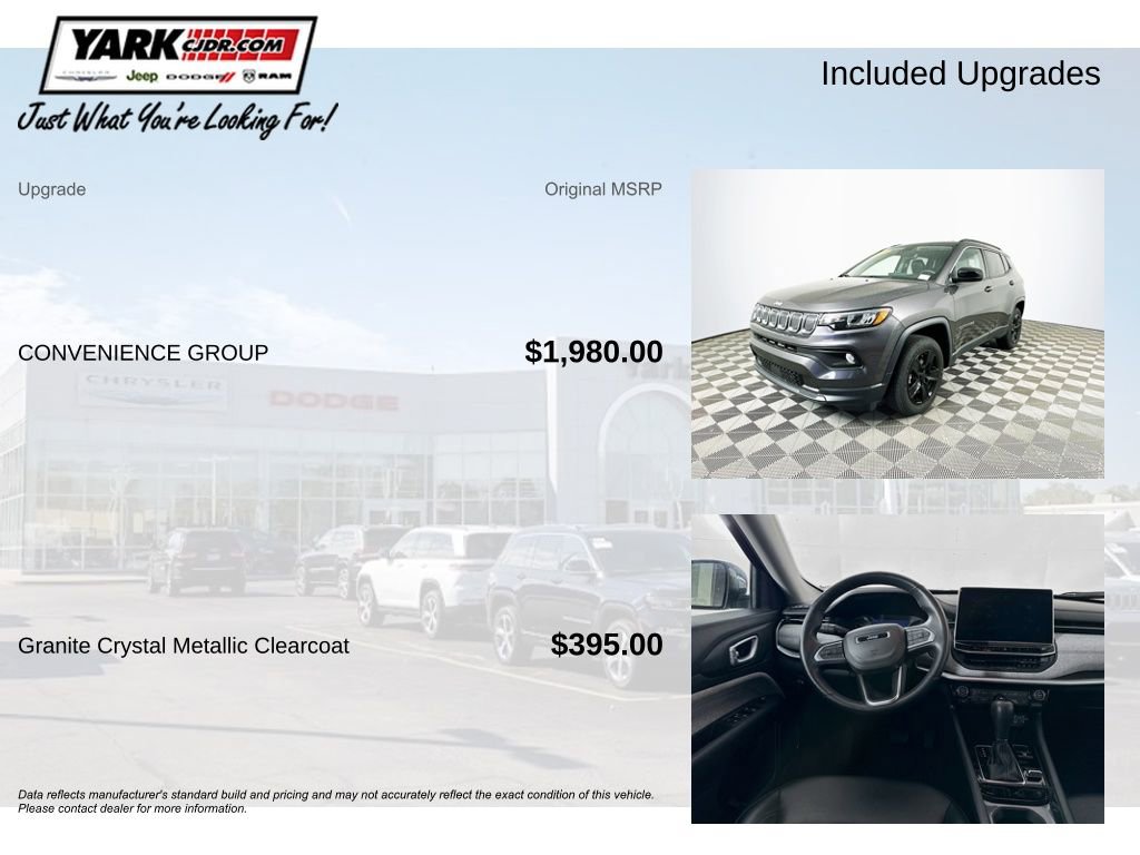 Certified 2022 Jeep Compass Latitude w/ Convenience Group image 5