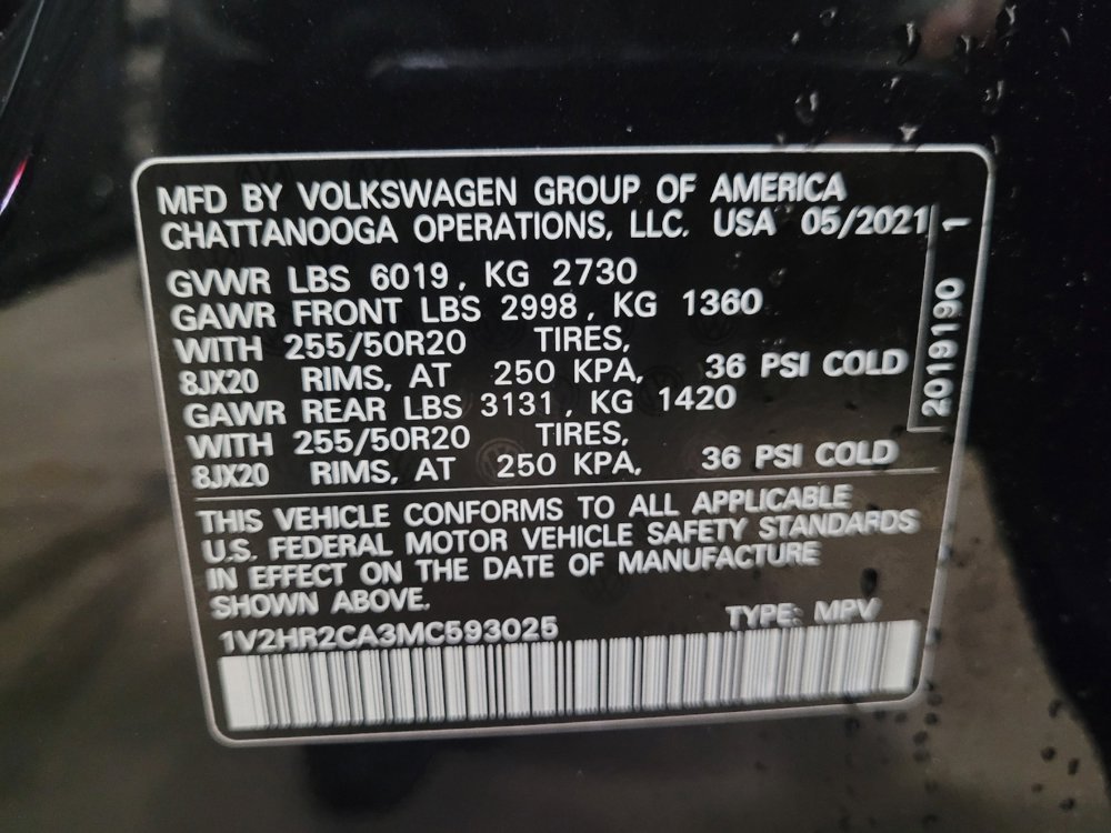 Used 2021 Volkswagen Atlas SE AWD/4WD image 33