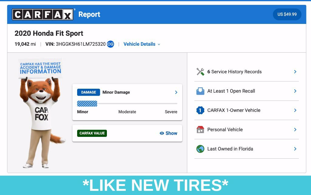 Used 2020 Honda Fit Sport image 10
